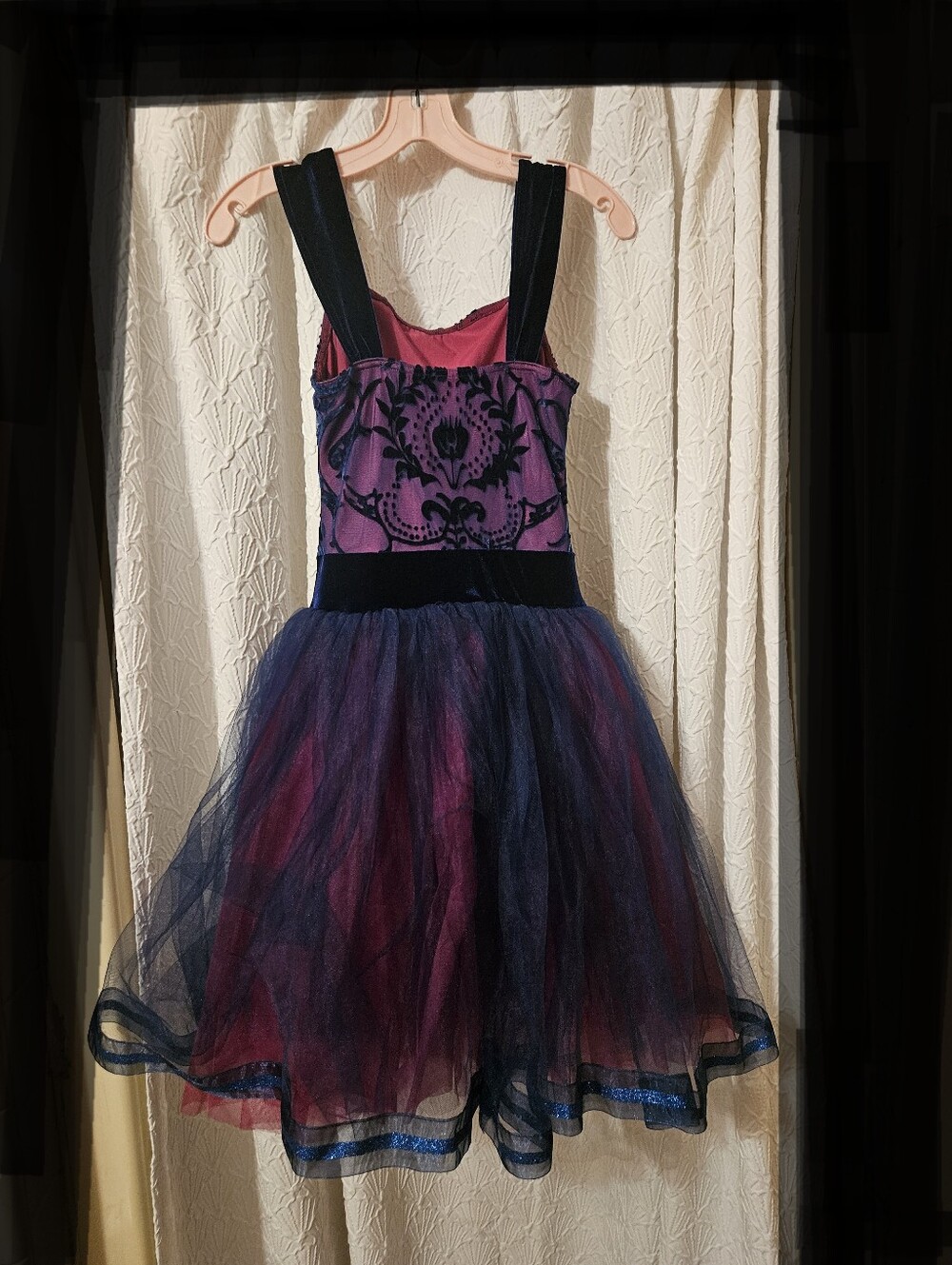Weissman Deep Wine Satin Dress - Picture 2 of 5